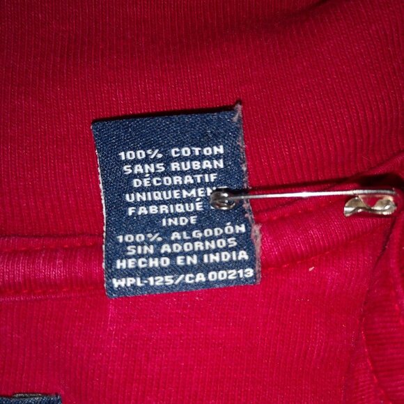 Chaps Men's Size Medium Long Sleeve Crew Neck Loose Fit 1/4 Zip Shirt - Picture 4 of 5